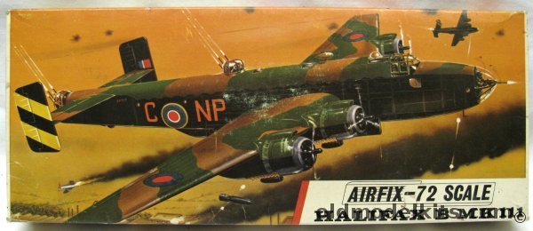 Airfix 1/72 Handley Page Halifax B.III - LV917-C 100 Missions, 584 plastic model kit